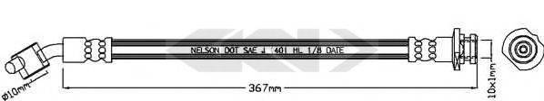 SPIDAN 339002 Гальмівний шланг