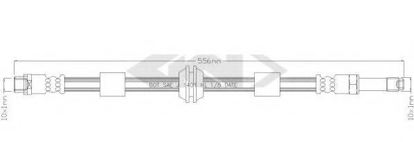 SPIDAN 339099 Гальмівний шланг