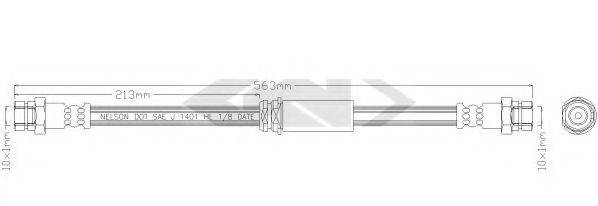 SPIDAN 339949 Гальмівний шланг