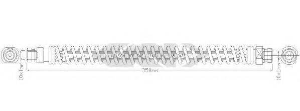 SPIDAN 340274 Гальмівний шланг