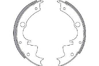 SPIDAN 30308 Комплект гальмівних колодок