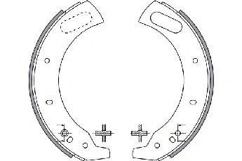 SPIDAN 30288 Комплект гальмівних колодок
