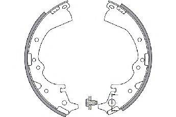 SPIDAN 31325 Комплект гальмівних колодок
