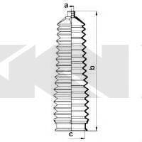 SPIDAN 83901 Пильовик, рульове управління