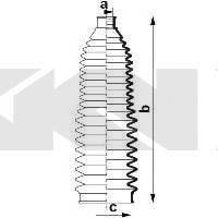 SPIDAN 83921 Пильовик, рульове управління