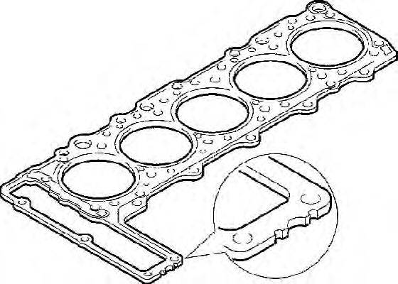 ELRING 913872 Прокладка, головка циліндра