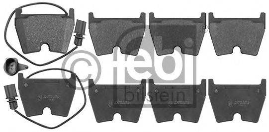 FEBI BILSTEIN 116024 Комплект гальмівних колодок, дискове гальмо