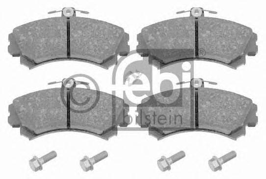 FEBI BILSTEIN 16468 Комплект гальмівних колодок, дискове гальмо