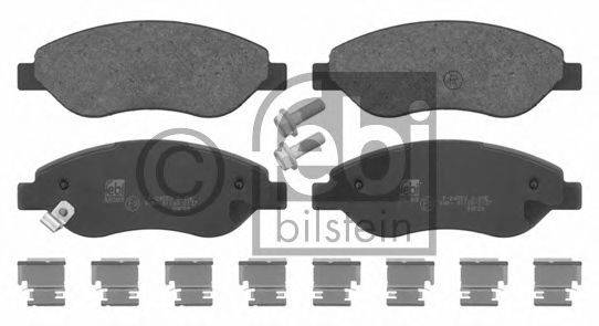 FEBI BILSTEIN 16698 Комплект гальмівних колодок, дискове гальмо