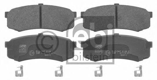 FEBI BILSTEIN 16732 Комплект гальмівних колодок, дискове гальмо