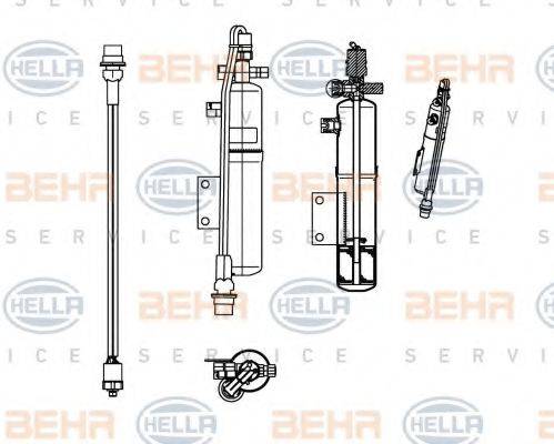 BEHR HELLA SERVICE 8FT351198541 Осушувач, кондиціонер