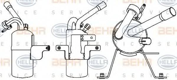 BEHR HELLA SERVICE 8FT351335321 Осушувач, кондиціонер