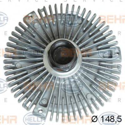 BEHR HELLA SERVICE 8MV376732521 Зчеплення, вентилятор радіатора