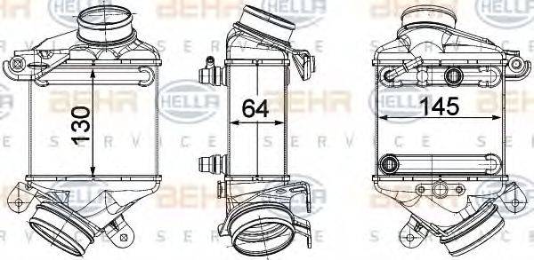 BEHR HELLA SERVICE 8ML376746441 Інтеркулер