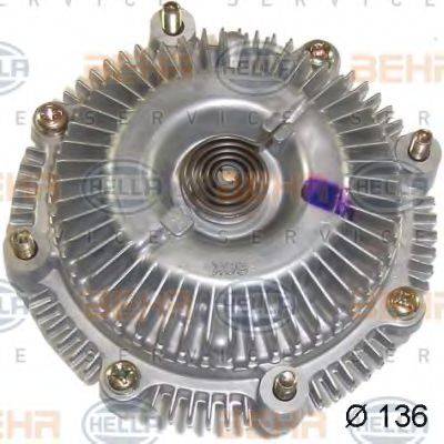 BEHR HELLA SERVICE 8MV376758601 Зчеплення, вентилятор радіатора