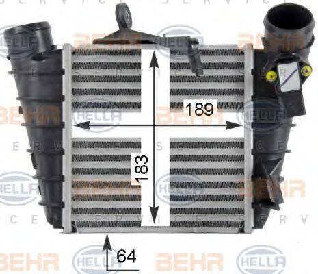 BEHR HELLA SERVICE 8ML376760581 Інтеркулер