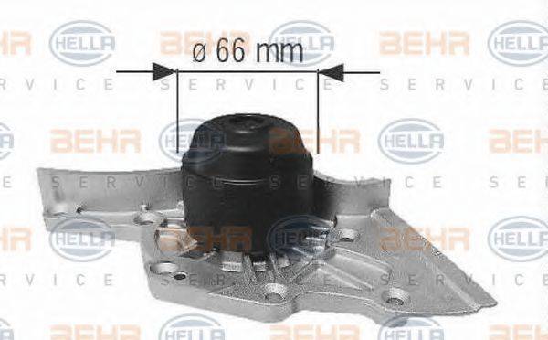 BEHR HELLA SERVICE 8MP376802514 Водяний насос