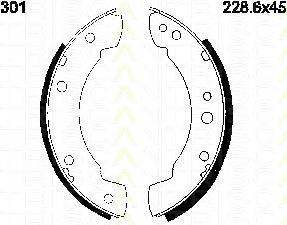 TRISCAN 810010301 Комплект гальмівних колодок