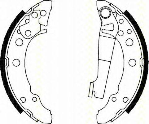 TRISCAN 810010340 Комплект гальмівних колодок