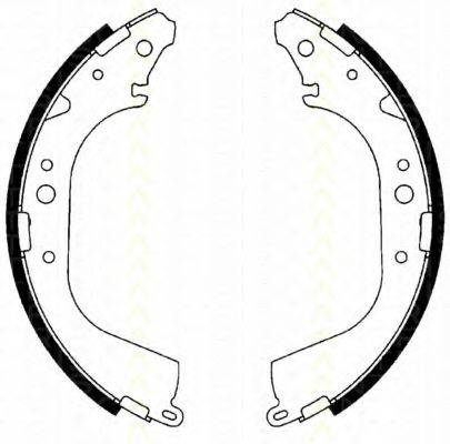 TRISCAN 810010519 Комплект гальмівних колодок