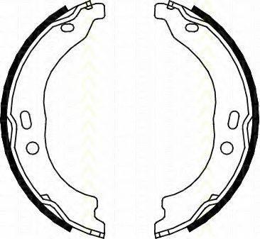 TRISCAN 810015024 Комплект гальмівних колодок, стоянкова гальмівна система