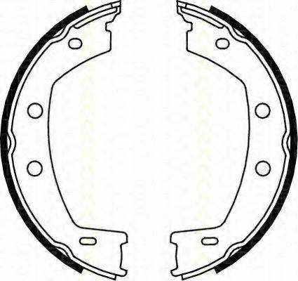 TRISCAN 810017013 Комплект гальмівних колодок, стоянкова гальмівна система