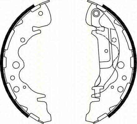 TRISCAN 810018003 Комплект гальмівних колодок