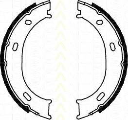 TRISCAN 810023024 Комплект гальмівних колодок, стоянкова гальмівна система