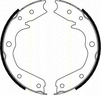 TRISCAN 810024002 Комплект гальмівних колодок, стоянкова гальмівна система