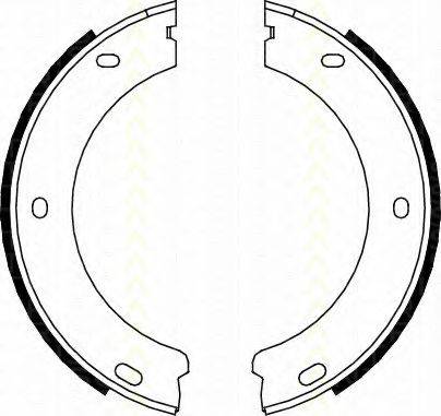 TRISCAN 810028522 Комплект гальмівних колодок, стоянкова гальмівна система