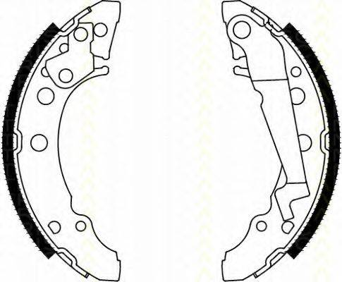 TRISCAN 810029001 Комплект гальмівних колодок