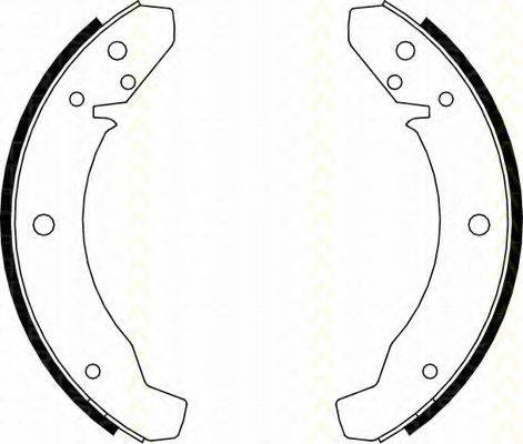 TRISCAN 810029105 Комплект гальмівних колодок
