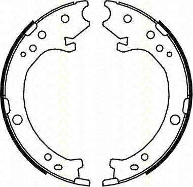 TRISCAN 810040007 Комплект гальмівних колодок, стоянкова гальмівна система