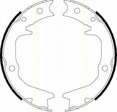 TRISCAN 810042016 Комплект гальмівних колодок, стоянкова гальмівна система