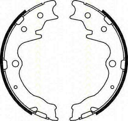 TRISCAN 810050003 Комплект гальмівних колодок, стоянкова гальмівна система