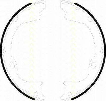TRISCAN 810080019 Комплект гальмівних колодок, стоянкова гальмівна система