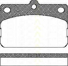 TRISCAN 811013029 Комплект гальмівних колодок, дискове гальмо