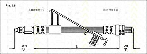 TRISCAN 815016129 Гальмівний шланг