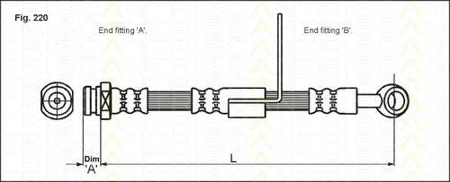 TRISCAN 815043100 Гальмівний шланг