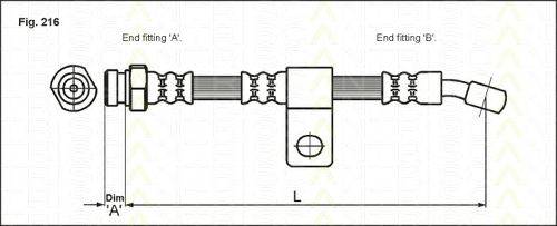 TRISCAN 815043104 Гальмівний шланг