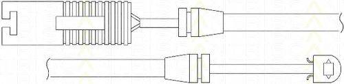 TRISCAN 811511011 Сигналізатор, знос гальмівних колодок