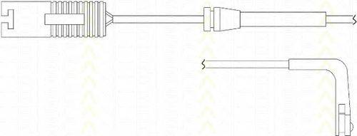TRISCAN 811511016 Сигналізатор, знос гальмівних колодок