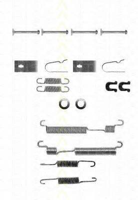 TRISCAN 8105102521 Комплектуючі, гальмівна колодка