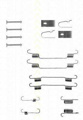 TRISCAN 8105102575 Комплектуючі, гальмівна колодка
