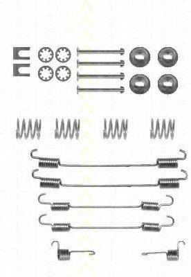 TRISCAN 8105102578 Комплектуючі, гальмівна колодка