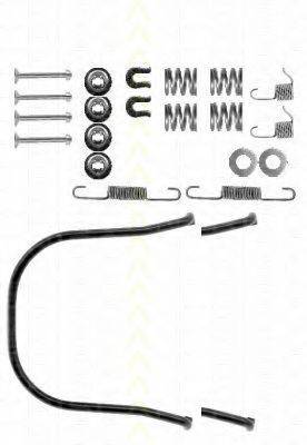 TRISCAN 8105142503 Комплектуючі, гальмівна колодка