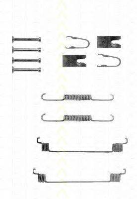 TRISCAN 8105152557 Комплектуючі, гальмівна колодка