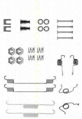 TRISCAN 8105162330 Комплектуючі, гальмівна колодка