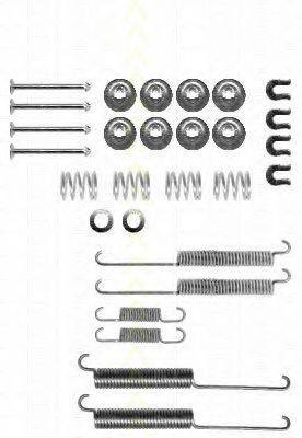 TRISCAN 8105422585 Комплектуючі, гальмівна колодка
