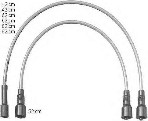 BERU ZEF1122 Комплект дротів запалювання